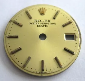 ROLEX LADY DATE DIAL gold color 20 mm - Picture 1 of 3