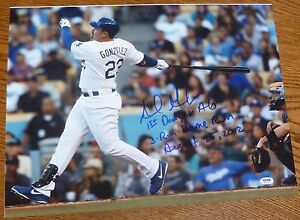Adrian Gonzalez Signed 1st Dodgers Home Run 16x20 Photo PSA/DNA COA Picture Auto