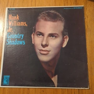 HANK WILLIAMS, JR. COUNTRY SHADOWS 1966 LP STEREO SE-4391/ST-90925 Vinyl Record - Picture 1 of 4