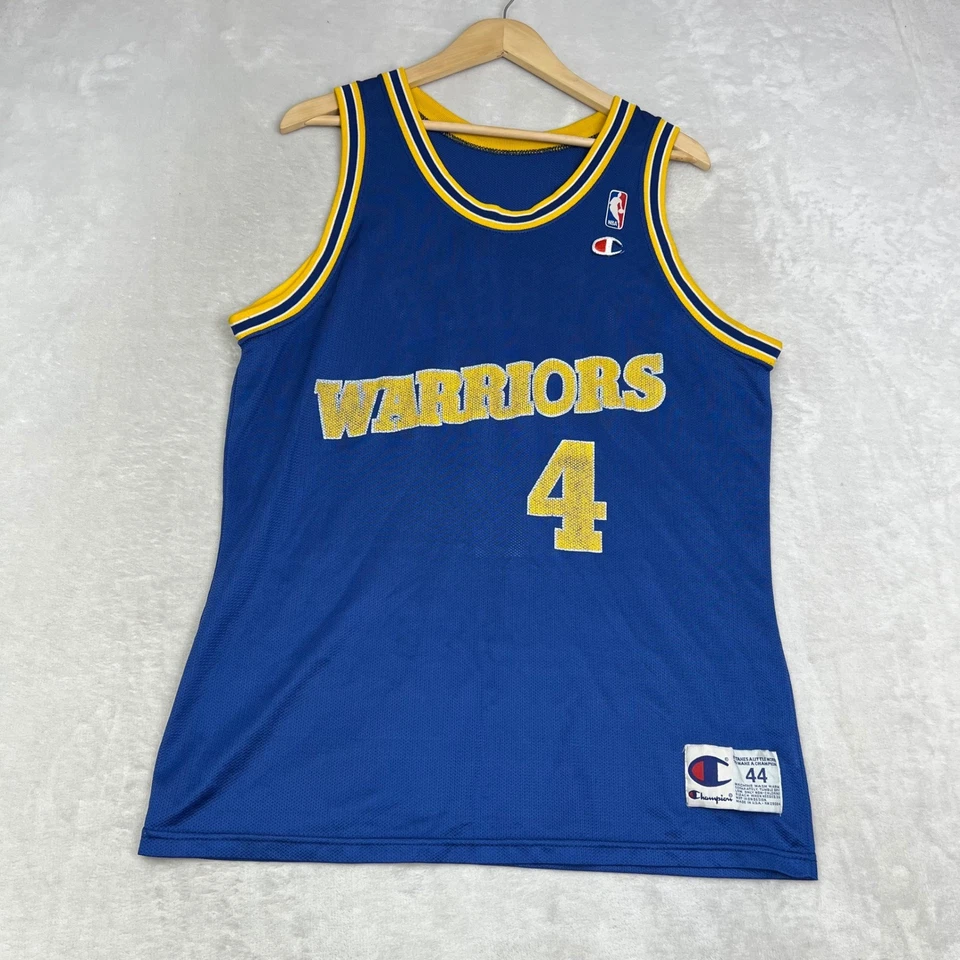 Vintage Champion Chris Webber Golden State Warriors NBA Jersey Size 44 USA Made - Image 1 of 4