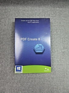 Nuance PDF Create 8 Brand NEW Sealed Box PC Windows CD - Picture 1 of 4
