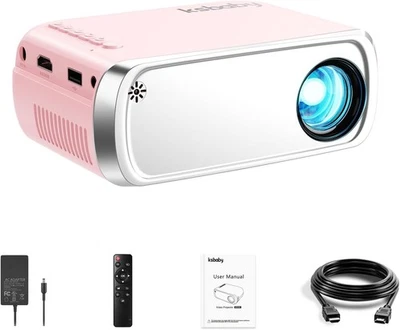 Mini Projektor Tragbarer LED Beamer Outdoor Heimkino HDMI USB für Smartphone - Bild 1 von 4