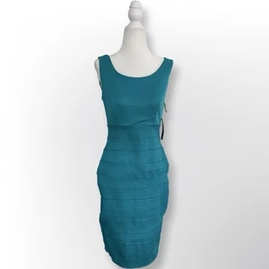 New With Tags! New York & Company Aqua Bandage Dress | Size XS - Picture 1 of 5