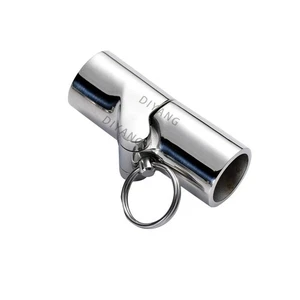Stainless Steel Tube Fittings – Swivel Connector for Yacht Bimini Top - Picture 1 of 9