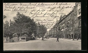 Ansichtskarte Wiesbaden, Blick in die Taunusstraße  - Picture 1 of 2