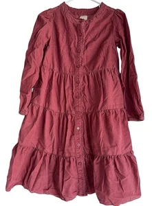 Crewcuts Mädchen Puff Langarm Cord Stufen Shirtkleid Gr. 12 gedecktes rosa  - Bild 1 von 7