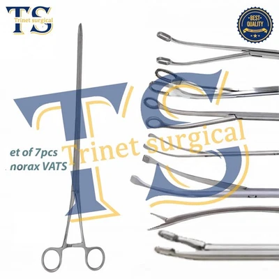 Nuevo Juego de 7 piezas Instrumentos Tórax VATS Instrumentos Quirúrgicos Calidad A+ Foto 1 de 3