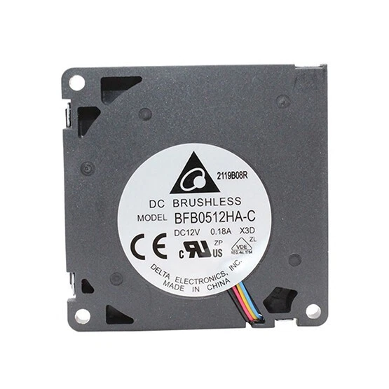 1 Pc. New   BFB0512HA-C PWM Blower Cooling Fan 5010 DC12V 0.18A 5CM 4Pin - Image 1 of 1