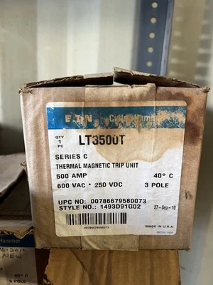 Unidad de viaje Eaton LT3500T 500A negra Foto 1 de 3