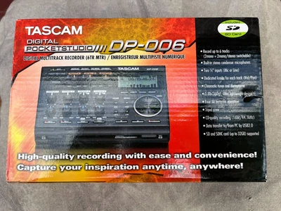 TASCAM DP-006 "POCKETSTUDIO" DIGITAL RECORDER - MINT IN BOX! - Image 1 of 4