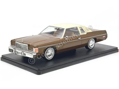 1977 Dodge Royal Monaco C Marrón Metalizado/Beige 1:24 WhiteBox 124261 - Imagen 1 de 4