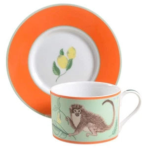 Lynn Chase Monkey Business Cup & Saucer 95949 - Picture 1 of 1