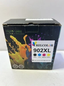 HP 902XL Black Color Combo Pac Printer Ink Cart. For Office Jet Pro NIB Exp 9/28 - Picture 1 of 6
