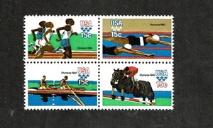 1979 U.S Commem 15c SUMMER OLYMPICS Se-Tenant Lot of 4 Sc#1791-4 M/NH/OG GEM - Picture 1 of 1