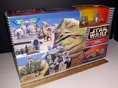 Star Wars Transforming Set Jabba Mos Eisley Micromáquinas 1998 Sellado Nuevo Galoob Foto 1 de 4