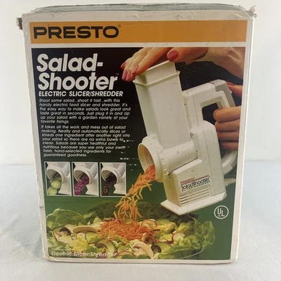 Presto Salad Shooter Electric Slicer Shredder 02910 - Very clean and tested - Image 1 of 4
