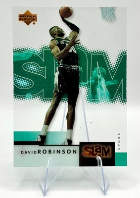 2000-01 Upper Deck Slam - David Robinson #50 Acetato - San Antonio Spurs Foto 1 de 2