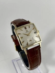 Vintage Omega Tank Style-Caliber 302- Small Seconds-Running! 1950s-14k GF - Picture 1 of 13