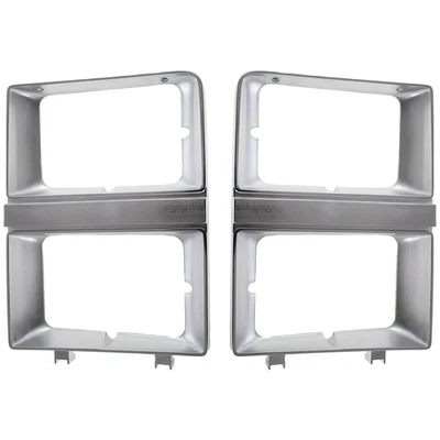 Juego de puerta de faros para Chevrolet C10 K10 GMC C1500 K1500 1981-82 izquierda y derecha Foto 1 de 4