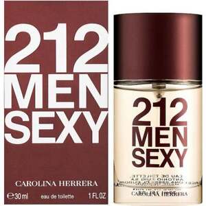 CAROLINA HERRERA 212 SEXY MEN 30ML EDT SPRAY FOR HIM - NEW BOXED & SEALED - UK