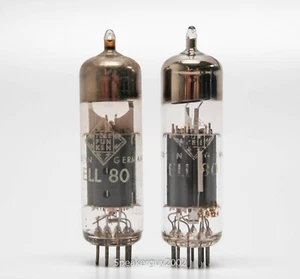 2 -- Telefunken - Tubos de vacío Valvo 6HU8 ELL80 / C41 / Alemania / KT2 - Imagen 1 de 2