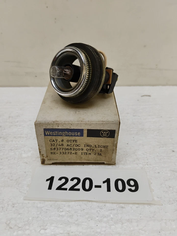 Westinghouse OTFE Luces Indicadoras Herméticas al Aceite Nuevas En Caja Lote De 21 Foto 1 de 4