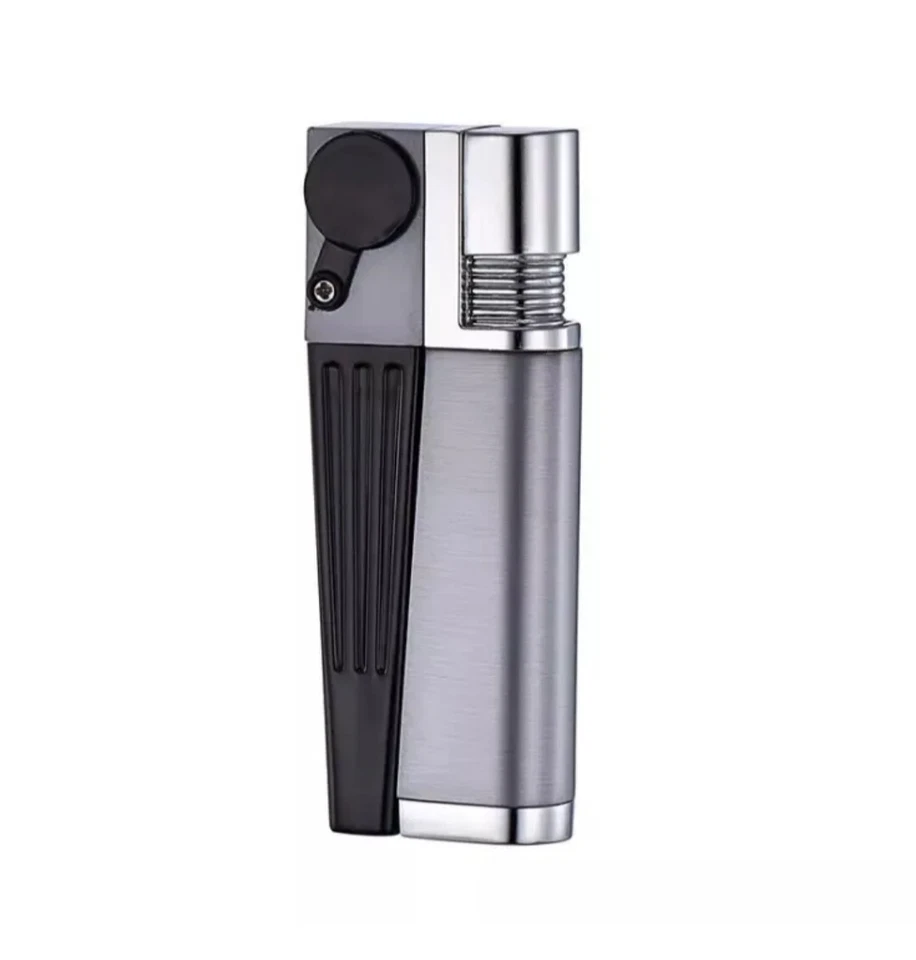 Encendedor de Tubos Portátil Versátil Plegable Multiusos Metal Encendedor Cuenco Plateado Foto 1 de 4