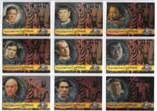 Star Trek Cinema 2000 Saluting The Captains 9 Card Set Skybox 2000