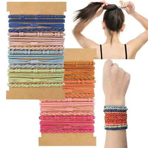 32PCS Bracciali per Capelli Boho da Donna Elastici Fasce per Capelli Senza Danni Fasce per Capelli - Foto 1 di 2