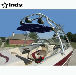 INDY Flat Wakeboard Tower Bimini 1580V Black Canopy - Picture 1 of 2