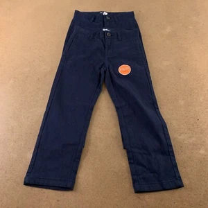 The Children’s Place Boys Size 5 Navy Uniform Stretch Chino Pants 2 Pack New - Picture 1 of 4