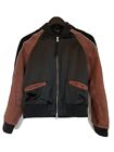 Allsaints Woman?S Atley Satin & Suede Bomber Jacket - Size M - Nwt