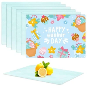 6 Pcs Sublimation Cutting Boards Blanks,Textured Tempered Glass Chopping Boar... - Picture 1 of 7