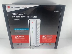 NUEVO Motorola ARRIS SBG6782-AC 1800M placa de surf DOCSIS 3.0 módem y router Wi-Fi - Imagen 1 de 7