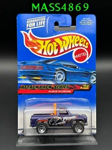 Hot Wheels 2000 - POWER PLOWER Attack Pack Card #022 - Purple - Picture 1 of 13