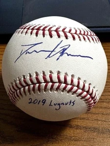 DALLAS MCPHERSON SIGNED AUTOGRAPHED OML BASEBALL!  Angels, Marlins!  LUGNUTS! - Picture 1 of 2
