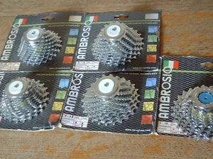 AMBROSIO 9, 10 & 11 SPEED CASSETTE, SHIMANO FIT - Picture 1 of 16