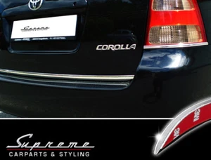 Toyota Corolla Station Wagon E120 E12 E13 - 3M Cromo Modanatura Cromato - Foto 1 di 6