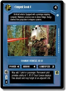 1x  Tempest Scout 4 - URF - Ultra Rare Foil Damaged Endor - Limited - BB - Picture 1 of 1
