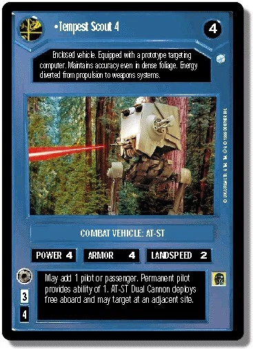 1x  Tempest Scout 4 - URF - Ultra Rare Foil Damaged Endor - Limited - BB - Image 1 of 1