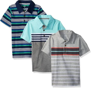 Boys' 3-Pack Short Sleeve Polo - Picture 1 of 12
