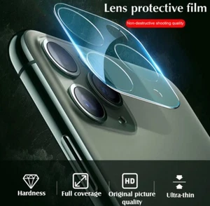 (3 Pack)9H 11 Pro/Pro Max Tempered Glass Full Camera Lens Protectors for IPhone - Picture 1 of 4