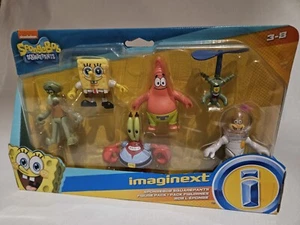 Imaginext Spongebob Squarepants 6-Pack Patrick Plankton Squidward Krabs Sandy - Picture 1 of 3