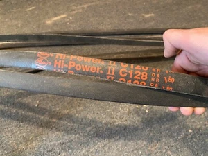 2 C128 Belts - Gates Hi-Power - Foto 1 di 1