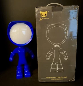 15” Tall Robot/Spaceman Table Lamp. With Cord And Plug. NIB - Picture 1 of 10