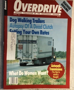 OVERDRIVE Trucking Magazine April 1987 - Picture 1 of 3