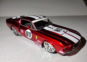JADA Bigtime Muscle 1967 Shelby GT500KR Mustang Blue Candy Red 1:18 - Picture 1 of 5