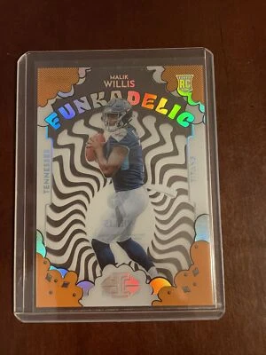 2022 Panini Illusions Funkadelic Orange Card #18 Rookie Card Malik Willis - Image 1 of 2