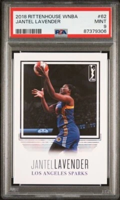 2018 Rittenhouse WNBA Jantel Lavender PSA 9 Los Angeles Sparks Ohio State  - Image 1 of 2