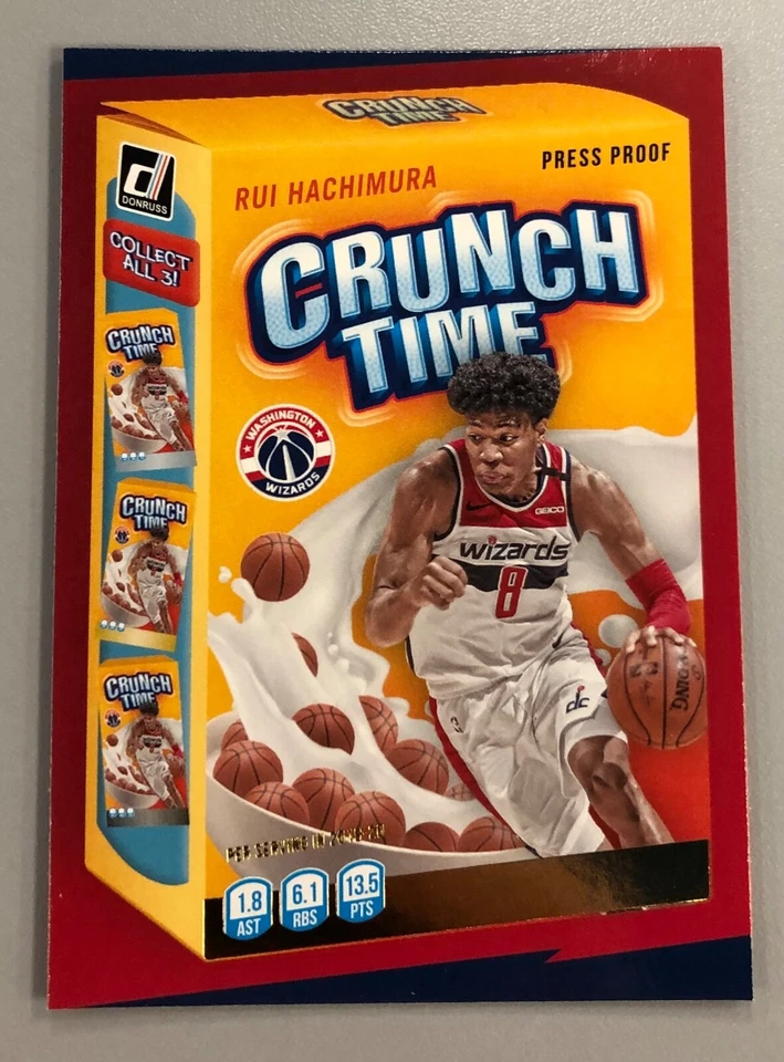 Rui Hachimura 2020-21 Donruss Crunch Time Press Proof #11 - Image 1 of 3